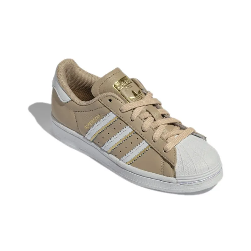 Adidas Superstar Pale Nude Gold Metallic Women's-2