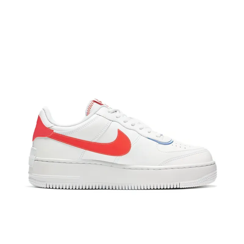 Nike Air Force 1 Low Shadow Summit White Team Orange Women's-1