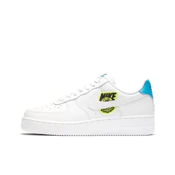 Nike Air Force 1 Low '07 Worldwide Pack White Blue Volt Women's
