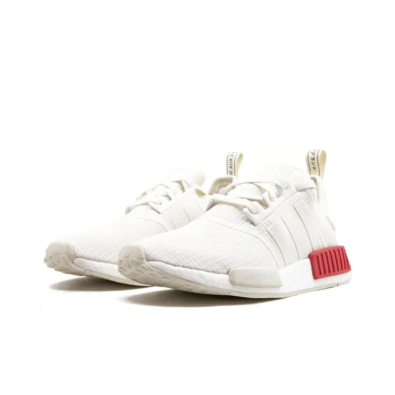 Adidas Nmd R1 Off White Lush Red-2