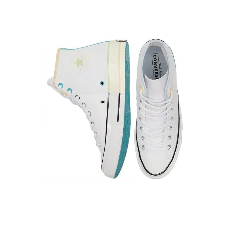 Converse Chuck Taylor All Star 70 Hi White Pack Chambray Blue-3