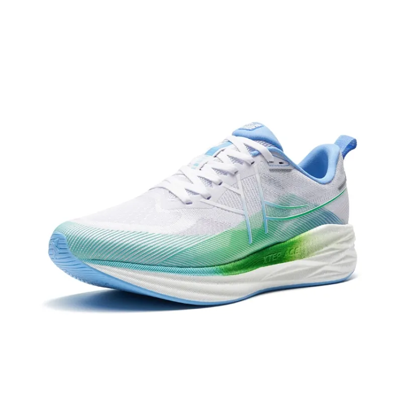 XTEP Speed 5.0 Anti Slip Wear Resistant Low Top Running Shoes Men's White-2