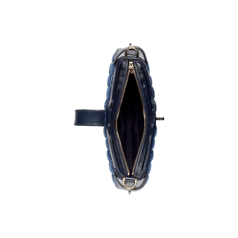 GUCCI Denim Handbag, Shoulder Bag Women's Blue-6