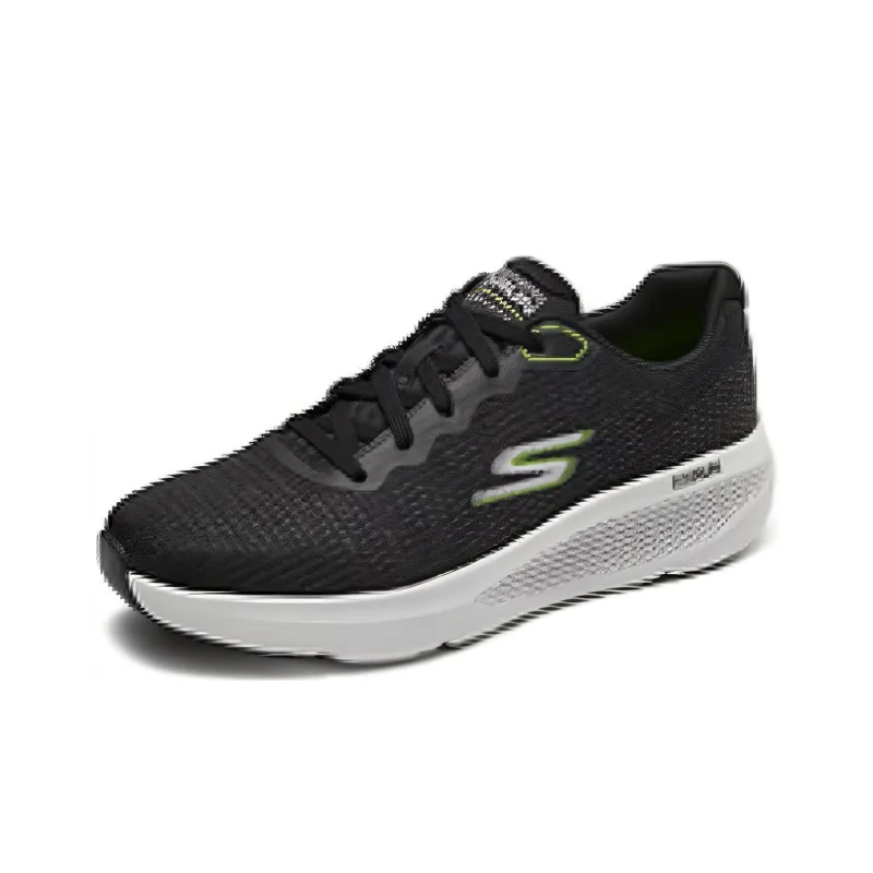 Skechers Cushioning, Slip Resistant, Breathable, Moisture Wicking Low Top Casual Running Shoes Men's Black-2