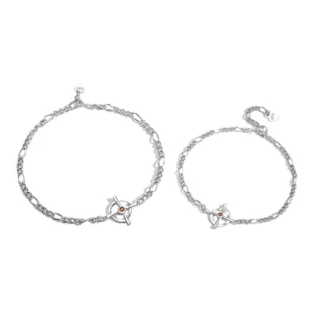Merci&Merde 925 Sterling Silver Bracelets Unisex