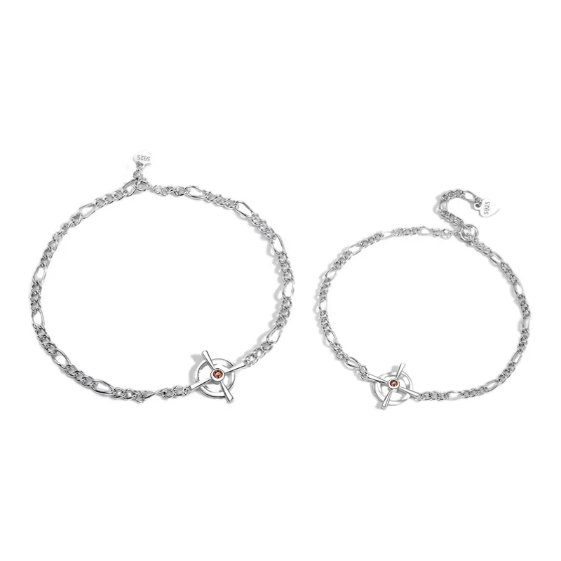 Merci&Merde 925 Sterling Silver Bracelets Unisex-0