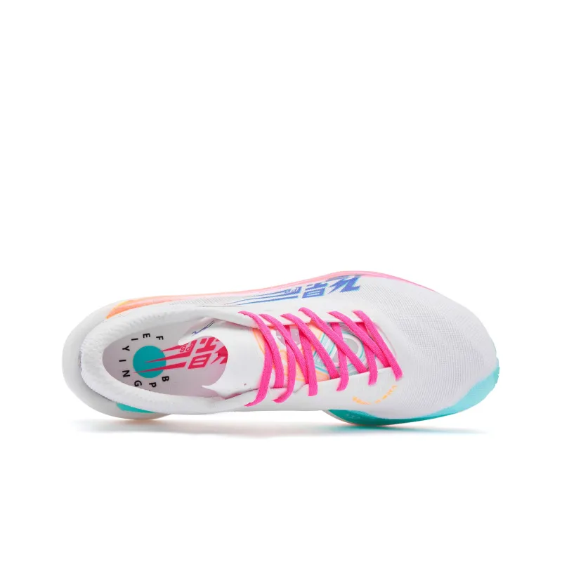 QIAODAN Flying Shadow PB4.0 Running Shoes Men Low Top Jordan White Mars Green-3