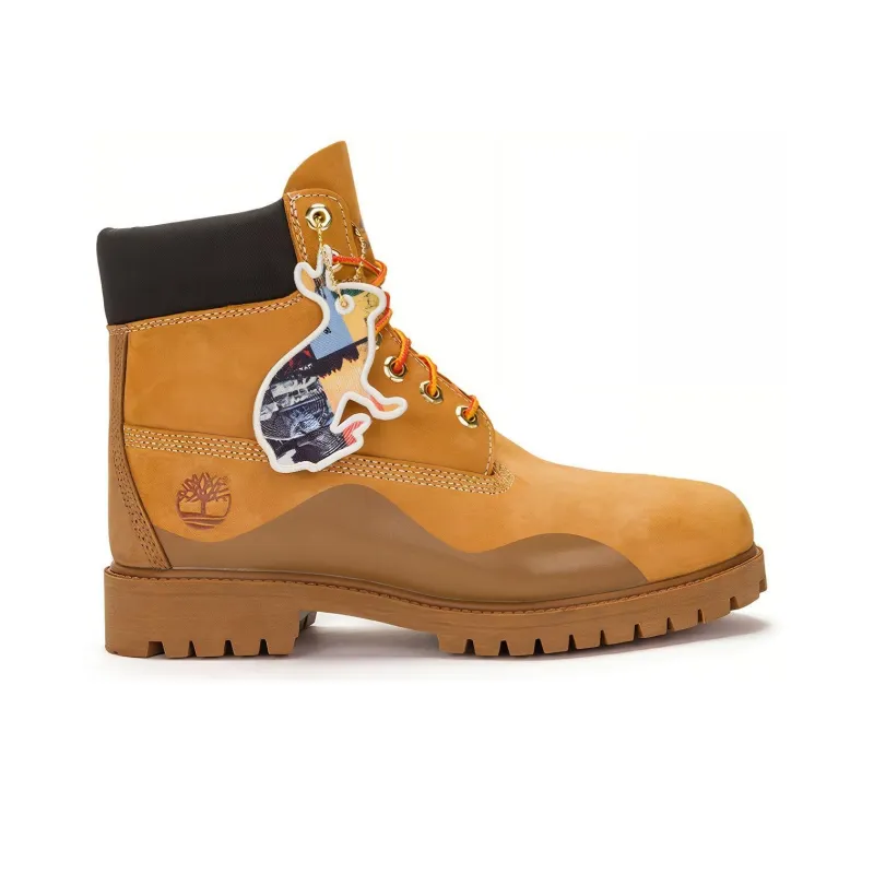 Timberland Heritage 6 Inch Waterproof Boot 'Wheat Nubuck With Brown'-1