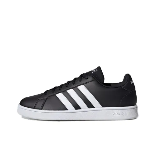 Adidas Neo GRAND COURT Skateboard Shoes Unisex Low-Top Black/White