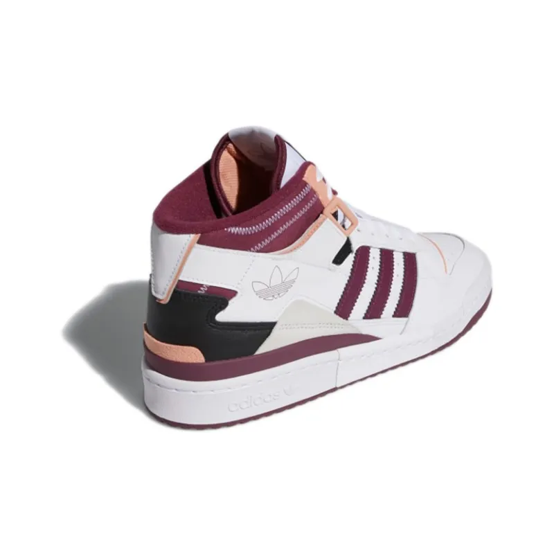 Adidas Forum Exhibit High White Crimson Blush-3
