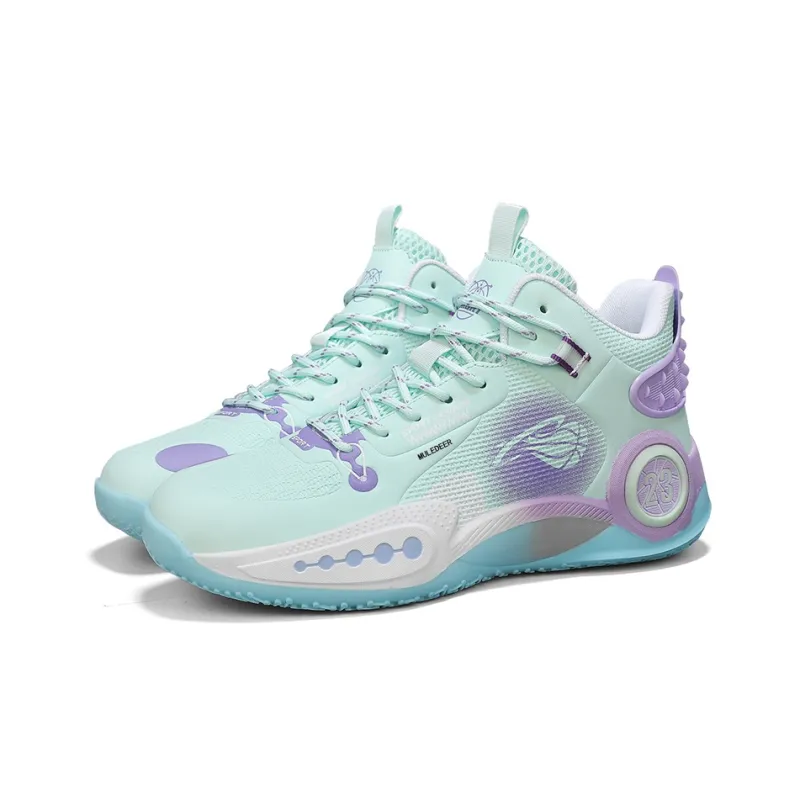 Black tailed Deer Muledeer Shock Absorbers With Slip Resistant Features High Top Basketball Shoes Unisex-11