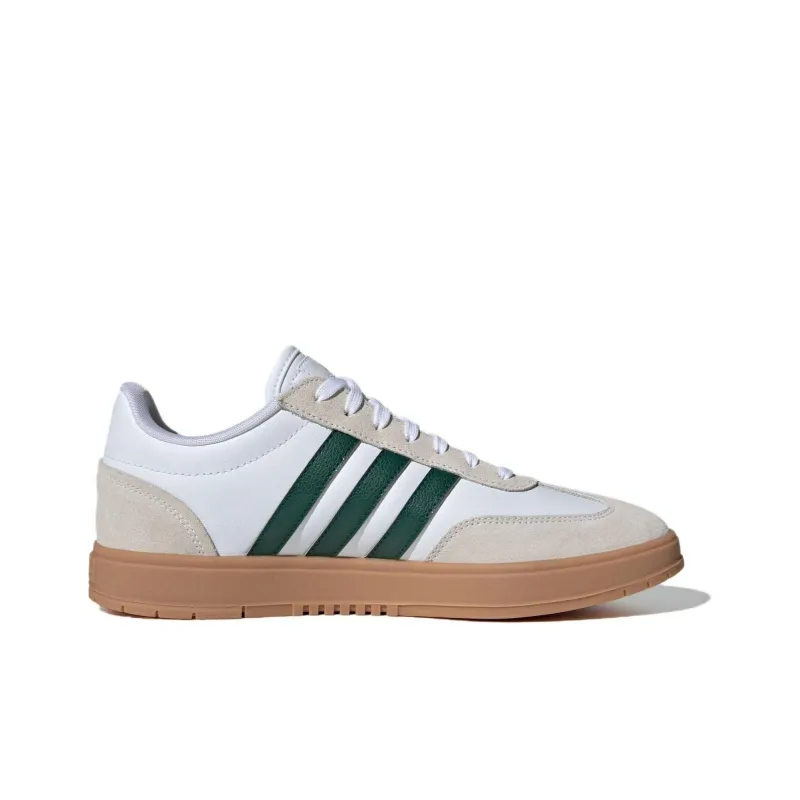 Adidas Neo Gradas Low Trainers Cushioning Wear Resistant Low Top Skateboard Shoes Unisex White Green-1