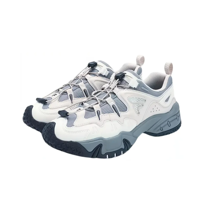FILA FUSION KRIPTONITE Cushioning Low Top Chunky Sneakers Women's Pink Gray-2