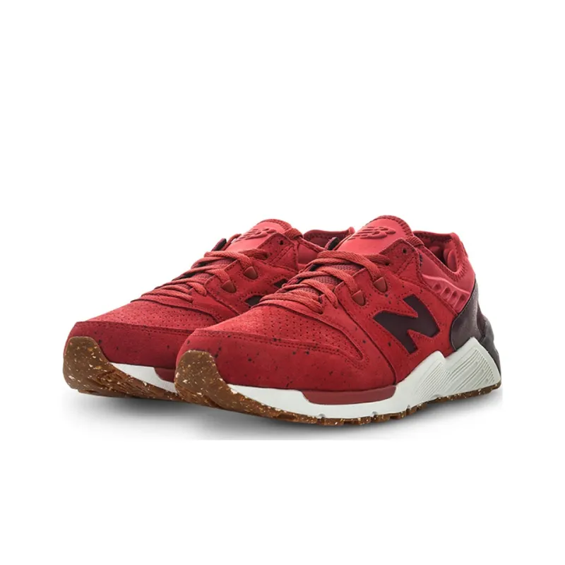 New Balance 009 Speckle Suede Supernova Red-2