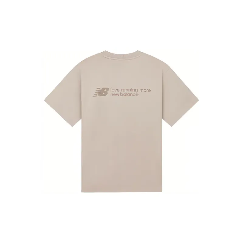 New Balance SS23 T Shirt Men's Beige-1