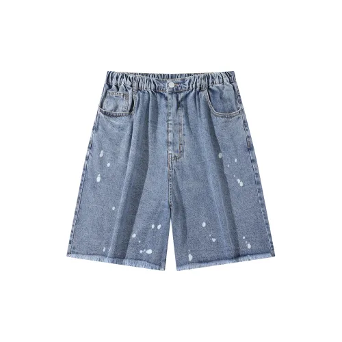 Mowlow Denim Shorts Unisex Dark Blue