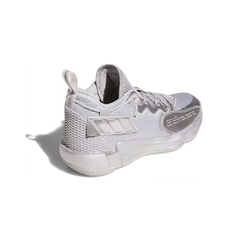 Adidas Dame 7 Extply Silver Metallic-3