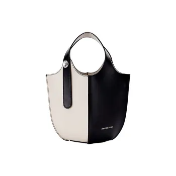 AMAZING SONG Cow Leather Handbags Crossbody Bags Regular Women's Piano Score Black/Fruit Brown/Denim Pink/Denim Blue