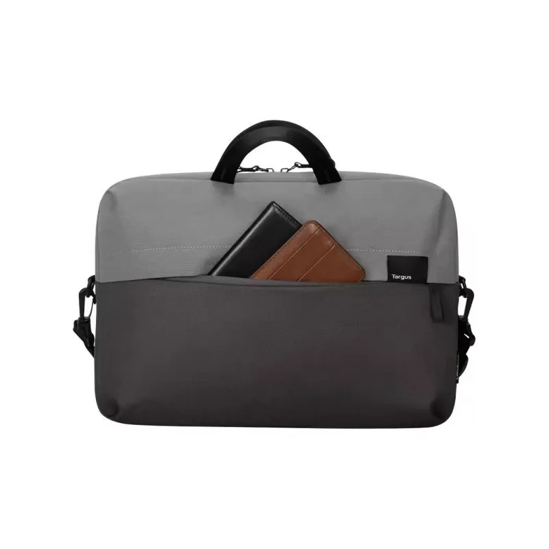 TARGUS Polyester Laptop Briefcase Bag Unisex Light Gray-6