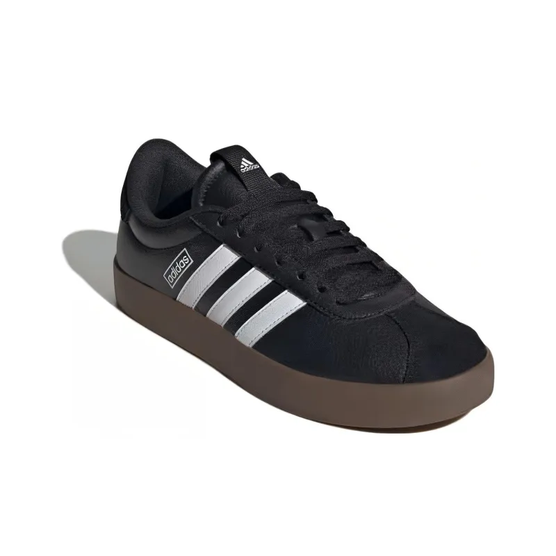Adidas Vl Court 3.0 Low Core Black Cloud White Gum Women's-2