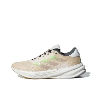 Adidas Supernova 2 Cushioning Abrasion Resistant Breathable Low Top Running Shoes Women's Beige