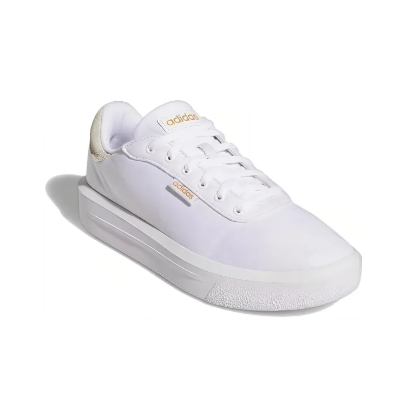 Adidas Court Platform Cln 'White Gold Metallic' Women's-2