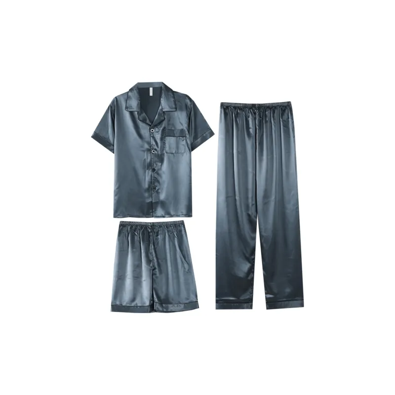 Lan Miao Pajama Set Men's Purple-6