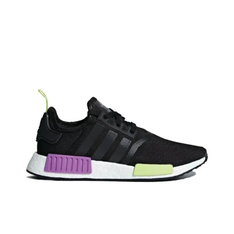 Adidas Nmd R1 Core Black Shock Purple-1