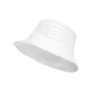 FENDI Cotton Bucket Hats Women's White