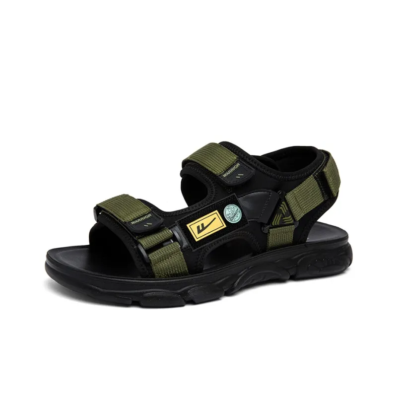 Warrior Casual Chef Shoes Beach Sandals Men's Army Green/Black-0