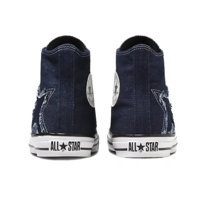 Converse All Star ALL STAR DENIM ST HI Abrasion Resistant Breathable High Top Canvas Shoes Unisex Blue-4