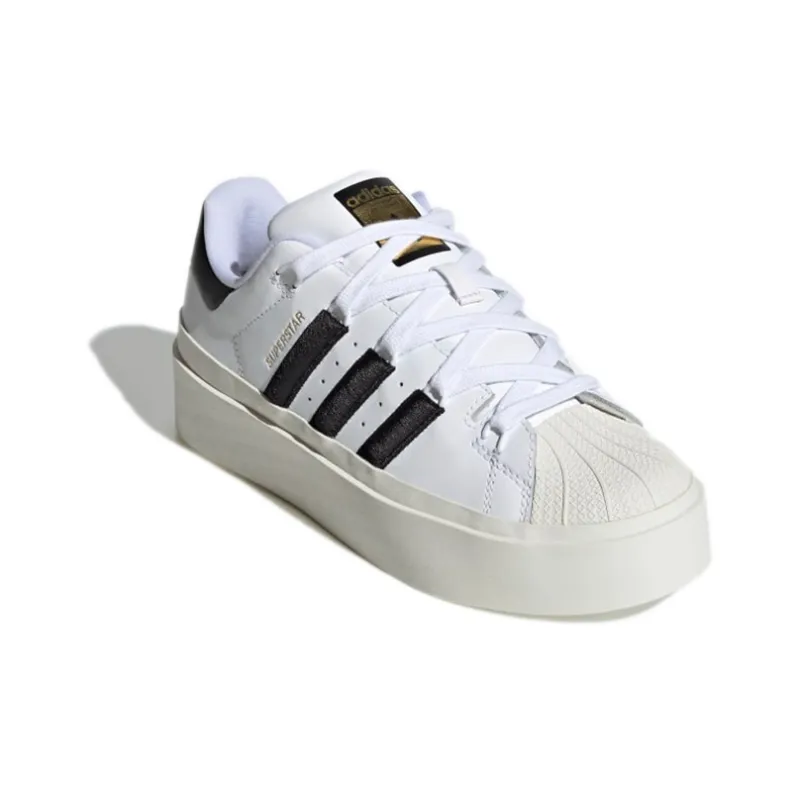 Adidas Superstar Bonega White Black Women's-2