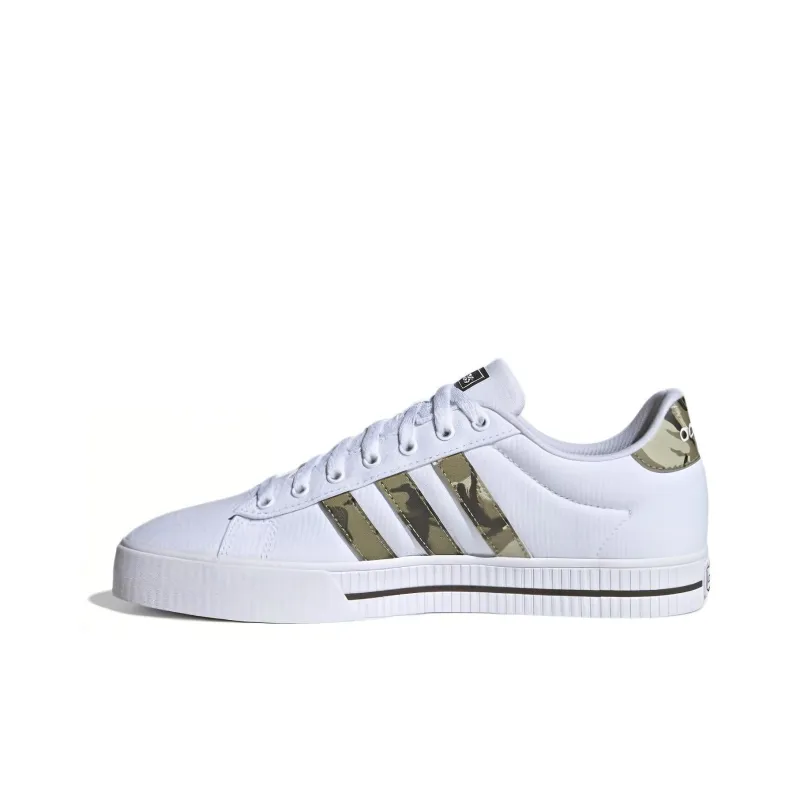 Adidas Daily 3.0 Cloud White Olive Strata Shadow Olive-0