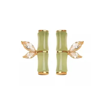 CARAT'S DIARY Colored Glaze Earrings Women's