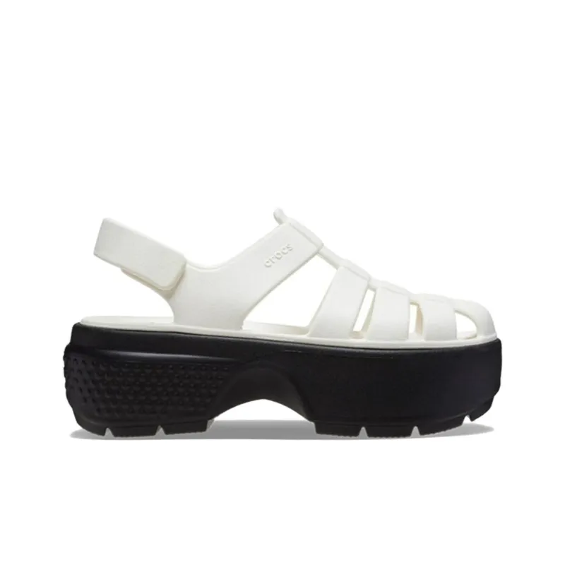 Crocs River Trekking Shoes Women's Chalk-1