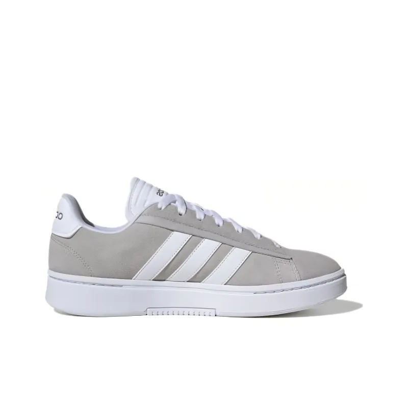 Adidas Neo GRAND COURT Alpha Cushioning, Wear Resistant Low Top Skateboard Shoes Men's Gray-1