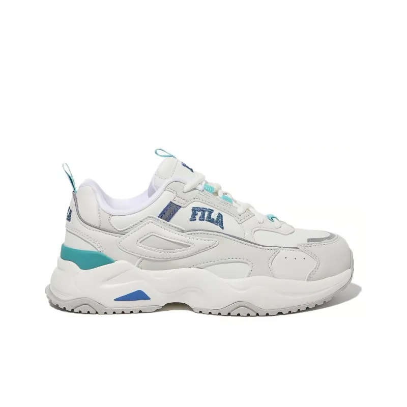 FILA Cushioning, Slip Resistant, And Abrasion Resistant Low Top Casual Shoes Unisex White Green-1