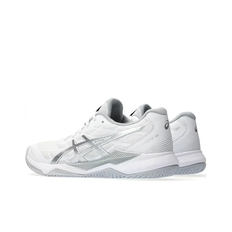 Asics Gel Tactic 12 White Pure Silver Women's-2