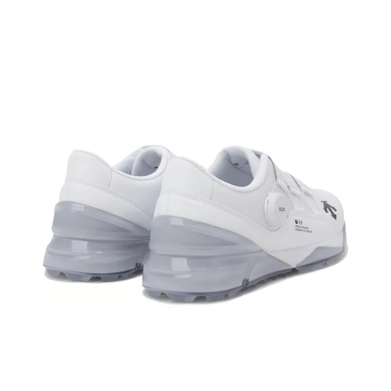 DESCENTE CONDOR BOA Durable Breathable Low Top Golf Shoes Unisex White Overseas Version-3