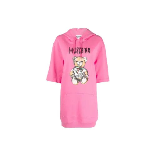 MOSCHINO Short-Sleeved Dresses Women's Rose Pink