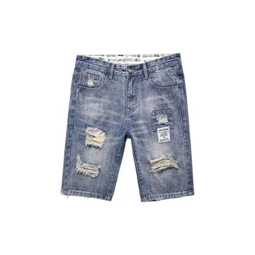 JEEP SPIRIT Denim Shorts Men Blue