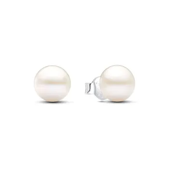 Pandora Silver Stud Earrings Women's Silver