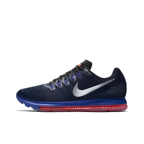 Nike Zoom All Out Running Shoes Men Low-Top Blue Silver