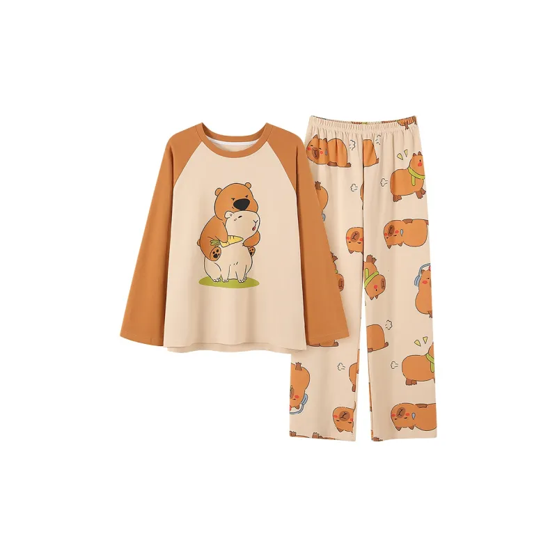 Maultiay Pajama Set Unisex Capybara-0