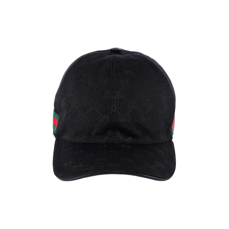 GUCCI Polyester Baseball Caps Women's Black-1