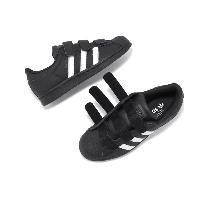 Superstar Kseniaschnaider X Women's Adidas Originals 'Black White'-3