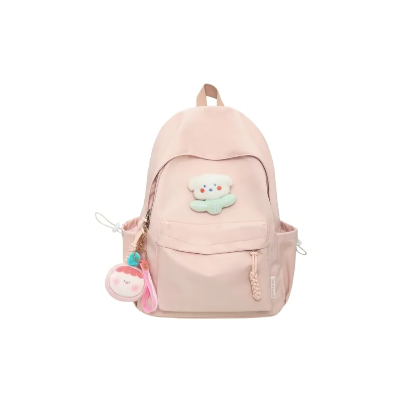 Alcohol Dragon Nylon Backpack Regular Unisex Multicolor-0