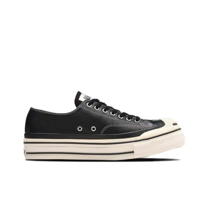 Doublet x Converse All Star Wear resistant And Lightweight Low Top Skateboard Shoes Unisex Black White-1