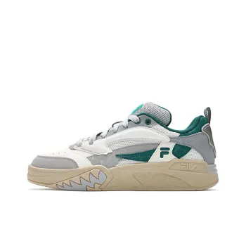 FILA Cushioning High Top Vintage Basketball Shoes Men's Gray Green