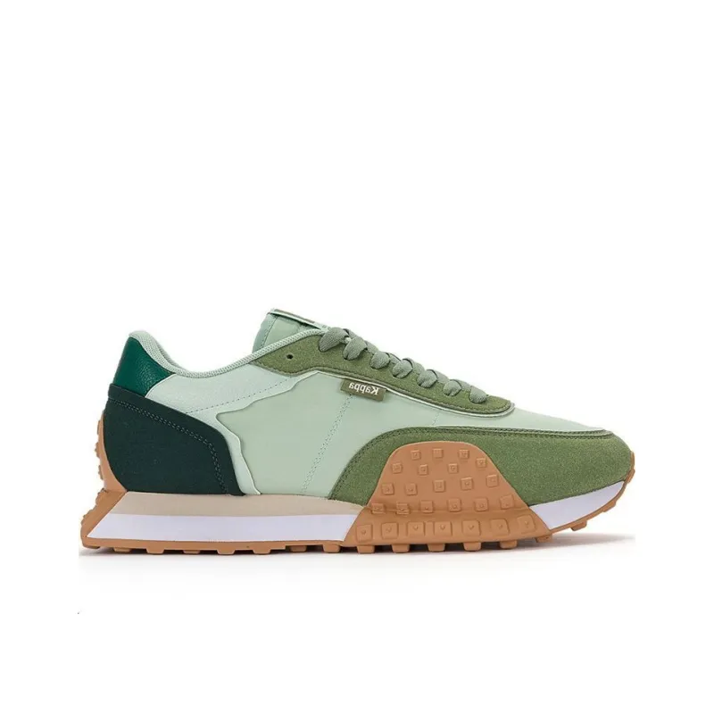 Kappa Anti Slip Wear Resistant Low Top Casual Running Shoes Unisex Green-1